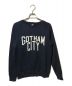 NUMBER (N)INE（ナンバーナイン）の古着「GOTHAM CITY LARGE SWEATSHIRT　02ss　モダンエイジ期」｜ネイビー