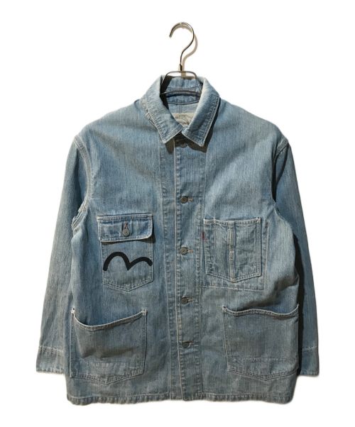 EVISU（エビス）EVISU (エビス) デニムカバーオール インディゴ サイズ:42の古着・服飾アイテム