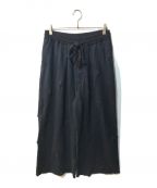 MAISON SPECIALメゾンスペシャル）の古着「Sweat Jacquard Easy Wide Pants」｜ブラック