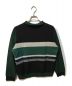 TTT MSW (ティー) Border Knit Cardigan ブラック×グリーン サイズ:M：12000円