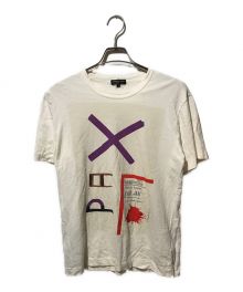 COMME des GARCONS HOMME PLUS（コムデギャルソンオムプリュス）の古着「Bad Boy Henryk Tomaszewski プリントTシャツ」｜ホワイト