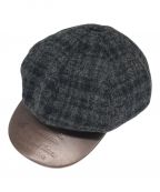 GLAD HANDグラッドハンド）の古着「BROOKLYN TWEED CASQUETTE」｜グレー