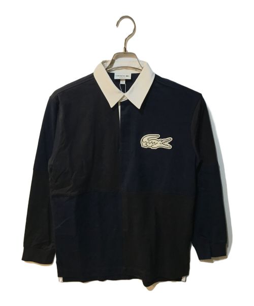 LACOSTE（ラコステ）LACOSTE (ラコステ) カラーブロックラガーシャツ KH011EL ネイビー サイズ:Mの古着・服飾アイテム