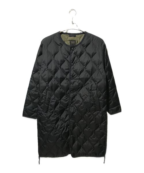 TAION（タイオン）TAION (タイオン) U NECK  COAT ブラック サイズ:Mの古着・服飾アイテム