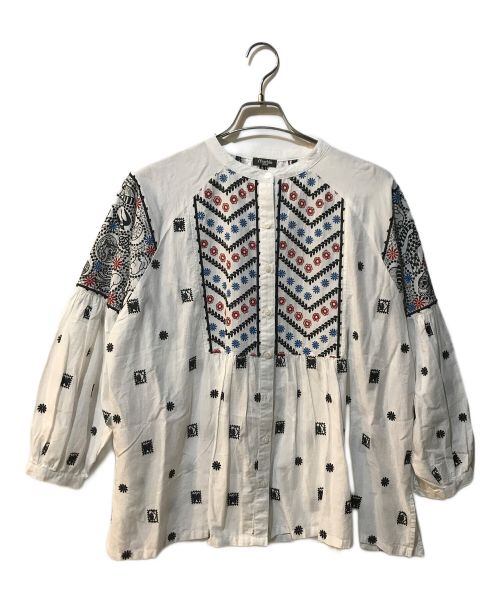 Marble SUD（マーブルシュッド）Marble SUD (マーブルシュッド) FOLKS  Tunic ホワイト サイズ:Freeの古着・服飾アイテム