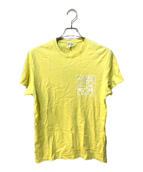 LOEWE（ロエベ）LOEWE (ロエベ) アナグラム フェイクポケットTシャツ イエロー サイズ:XSの古着・服飾アイテム