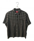 SUPREMEシュプリーム）の古着「Plaid S/S Shirt」｜グレー