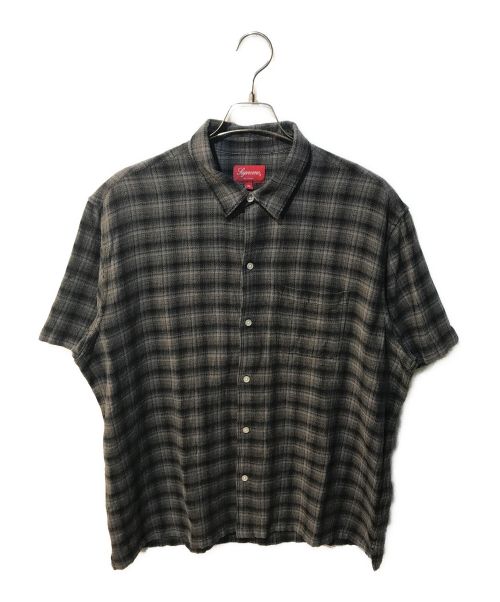 SUPREME（シュプリーム）SUPREME (シュプリーム) Plaid S/S Shirt グレー サイズ:XLの古着・服飾アイテム