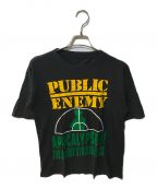 VINTAGEヴィンテージ）の古着「ヴィンテージラップT PUBLICENEMY×ANTHRAX」｜ブラック