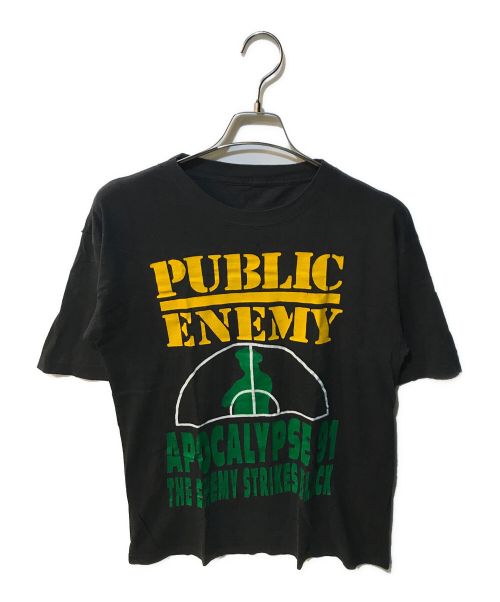 VINTAGE（ヴィンテージ）VINTAGE (ヴィンテージ) ヴィンテージラップT PUBLICENEMY×ANTHRAX ブラック サイズ:実寸参照の古着・服飾アイテム