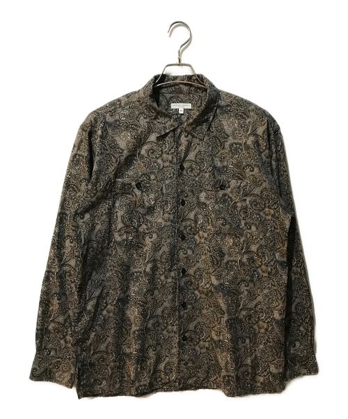 Engineered Garments（エンジニアド ガーメンツ）Engineered Garments (エンジニアド ガーメンツ) Classic Shirt Paisley Print ベージュ サイズ:Mの古着・服飾アイテム