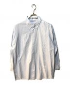 Maison Margielaメゾンマルジェラ）の古着「PINSTRIPE COTTON OVER FIT SHIRT」｜ブルー