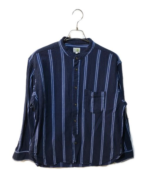 GO HEMP（ゴーヘンプ）GO HEMP (ゴーヘンプ) GO BASIC SHIRTS ネイビー サイズ:Lの古着・服飾アイテム