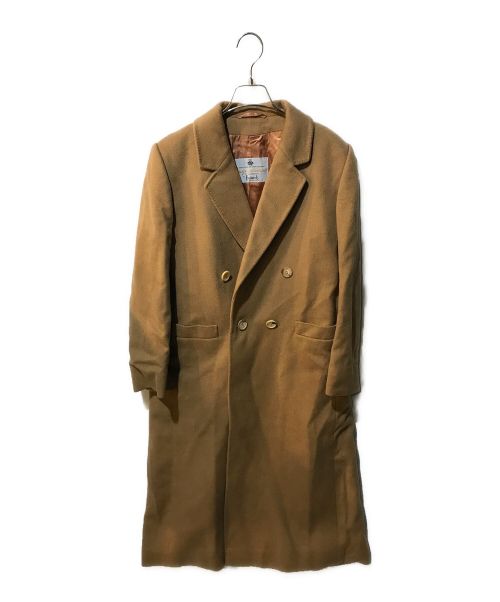 Aquascutum（アクアスキュータム）Aquascutum (アクアスキュータム) カシミヤコート ベージュ サイズ:実寸参照の古着・服飾アイテム