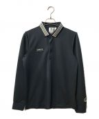 adidasアディダス）の古着「Long Sleeve Polo Tee」｜ネイビー