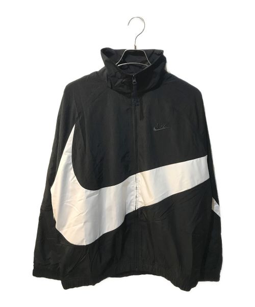 NIKE（ナイキ）NIKE (ナイキ) ビッグスウォッシュ ナイロンジャケット ブラック サイズ:XL 未使用品の古着・服飾アイテム