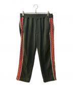 SASQUATCHfabrix.サスクワッチファブリックス）の古着「LACE TAPE TRACK PANTS」｜カーキ