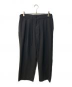 THE RERACSザ リラクス）の古着「THE EASY SLACKS WIDE PANTS」｜ブラック