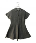 THE TOEザ トー）の古着「REIMS short sleeve flare onepiece」｜グレー