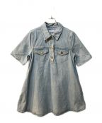 GANNIガニー）の古着「Cutline Denim Mini Dress」｜インディゴ