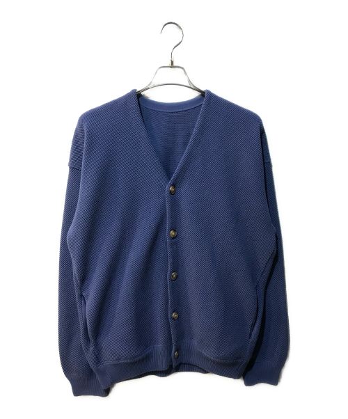 crepuscule（クレプスキュール）crepuscule (クレプスキュール) Moss stitch V/N cardigan ブルー サイズ:2の古着・服飾アイテム