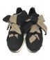 RehersalL (リハーズオール) fake leather ribbon sneakers IVO ブラック サイズ:23.5：3980円