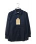 FRANK LEDER（フランクリーダー）の古着「VINTAGE BEDSHEET OLD STYLE SHIRT」｜ネイビー