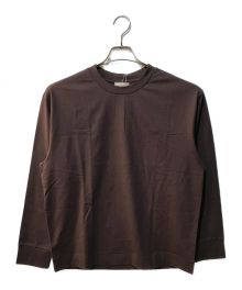 MARGARET HOWELL（マーガレットハウエル）の古着「DENSE COTTON JERSEY」｜ブラウン