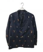 UNITED ARROWS & SONS×ANTI COUNTRY CLUBユナイテッドアローズ アンド サンズ×アンチカントリークラブ）の古着「SCR/EMB BLAZER」｜ネイビー