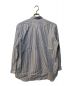 COMME des GARCONS SHIRT (コムデギャルソンシャツ) FOREVER WIDE CLASSIC コットンポプリンストライプレギュラーカラーシャツ ブルー サイズ:L：18000円