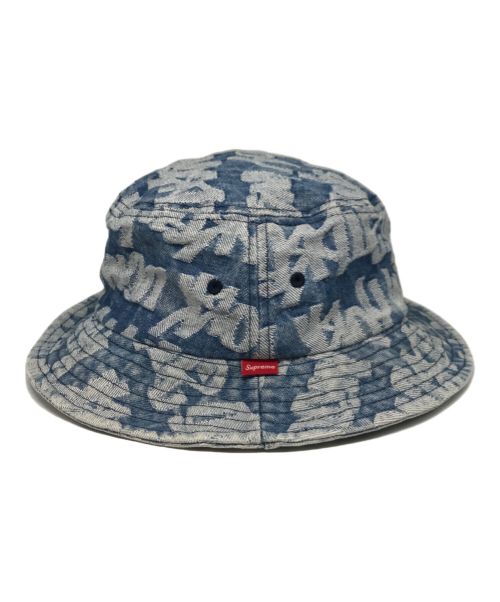 SUPREME（シュプリーム）SUPREME (シュプリーム) Fat Tip Jacquard Denim Crusher インディゴの古着・服飾アイテム