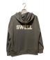 rough & swell (ラフアンドスウェル) HAZY LOGO HOODIE グレー サイズ:L：7000円