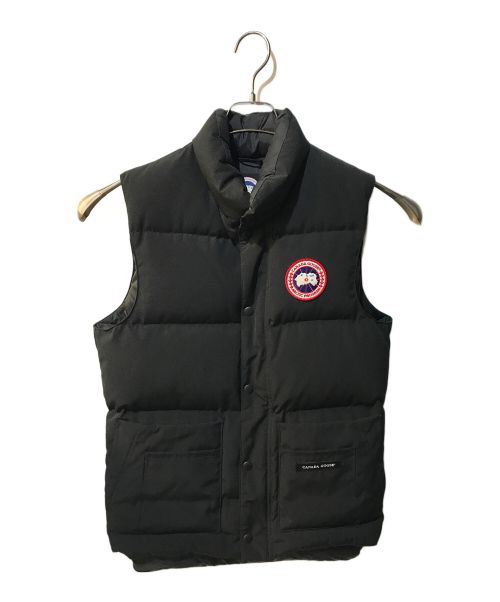 CANADA GOOSE（カナダグース）CANADA GOOSE (カナダグース) フリースタイルダウンベスト ブラック サイズ:XSの古着・服飾アイテム