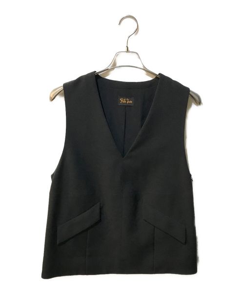 Pale Jute（ペールジュート）Pale Jute (ペールジュート) Black Vest ブラック サイズ:Freeの古着・服飾アイテム