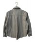 B.BALLSY (ボールジーブラザーズ) Pinstripe Loose Spring Military Shirts グレー サイズ:M：5000円