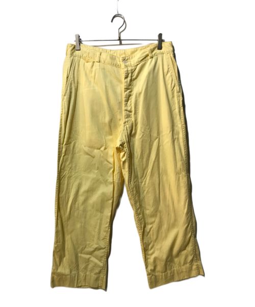 UNITED ARROWS & SONS（ユナイテッドアローズ アンド サンズ）UNITED ARROWS & SONS (ユナイテッドアローズ アンド サンズ) Hombre Nino CHINO PANTS イエロー サイズ:Lの古着・服飾アイテム