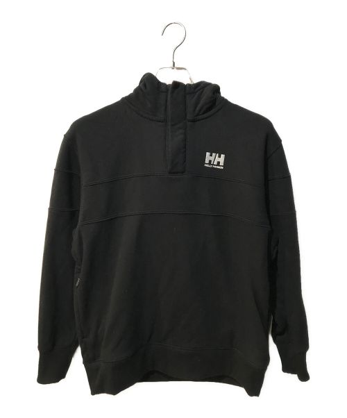 HELLY HANSEN（ヘリーハンセン）HELLY HANSEN (ヘリーハンセン) ハルスウェットハーフジップ ブラック サイズ:Lの古着・服飾アイテム