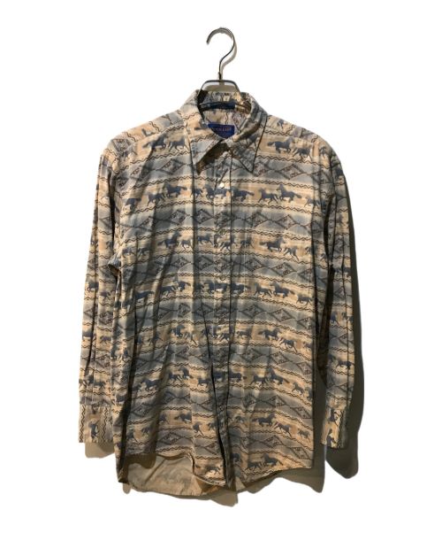 PENDLETON（ペンドルトン）PENDLETON (ペンドルトン) 総柄シャツ ベージュ サイズ:Sの古着・服飾アイテム