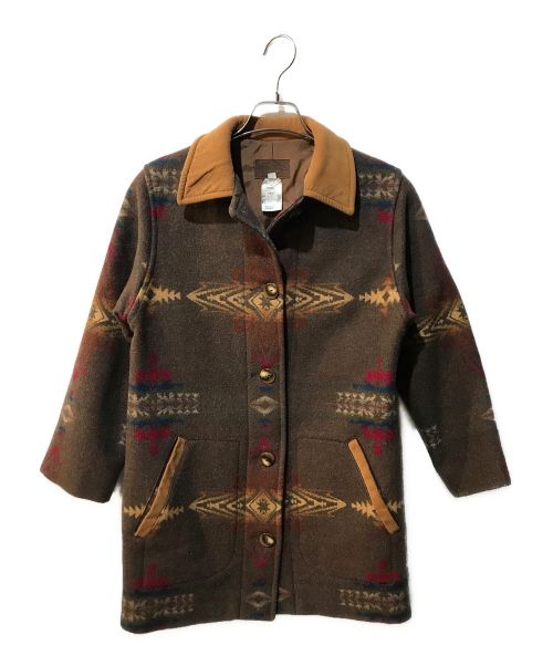 PENDLETON（ペンドルトン）PENDLETON (ペンドルトン) オルテガチマヨジャケット ブラウン サイズ:Pの古着・服飾アイテム