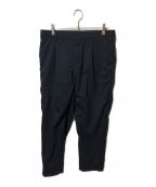 KOLORカラー）の古着「21SS zip tapered slacks」｜ネイビー