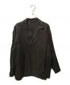 HOMME PLISSE ISSEY MIYAKEオムプリッセ イッセイ ミヤケ）の古着「COTTON LINEN SHIRT」｜ブラウン