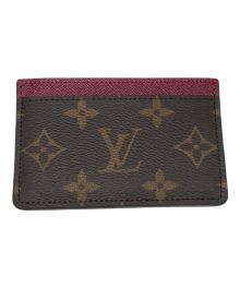 LOUIS VUITTON（ルイ ヴィトン）の古着「ポルト カルト・サーンプル」｜ブラウン×ピンク