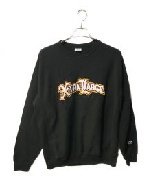 Champion×X-LARGE（チャンピオン×エクストララージ）の古着「REVERSE WEAVE CREWNECK SWEAT」｜ブラック