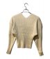 CLANE (クラネ) V NECK DOLMAN KNIT TOPS ベージュ サイズ:1：10000円