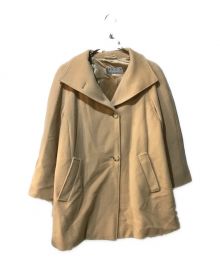 MaxMara（マックスマーラ）の古着「ヴァージンウールショートコート」｜ベージュ