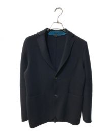 991（キューキューイチ）の古着「Sultan SG Rib Knit Jacket 15ゲージ」｜ネイビー