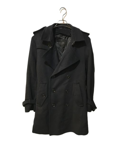 BURBERRY BLACK LABEL（バーバリーブラックレーベル）BURBERRY BLACK LABEL (バーバリーブラックレーベル) カシミヤ混トレンチコート ブラック サイズ:Lの古着・服飾アイテム