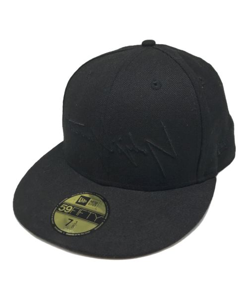 New Era（ニューエラ）New Era (ニューエラ) YOHJI YAMAMOTO (ヨウジヤマモト) シグネチャーロゴキャップ ブラックの古着・服飾アイテム