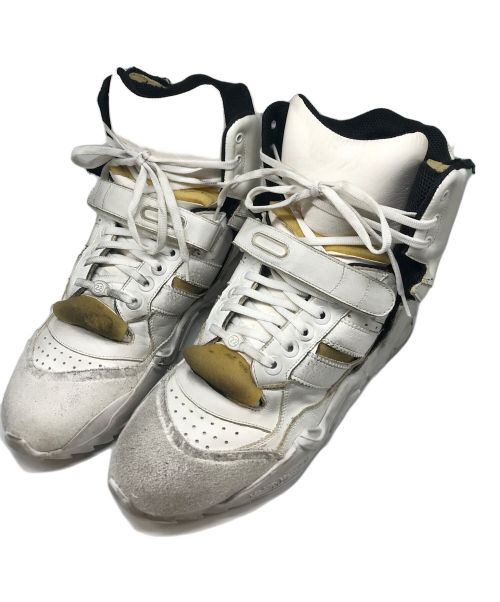 Maison Margiela（メゾンマルジェラ）Maison Margiela (メゾンマルジェラ) RETRO FIT HIGH TOP SNEAKERS ホワイト サイズ:42の古着・服飾アイテム