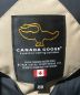 中古・古着 CANADA GOOSE (カナダグース) ダウンジャケット ベージュ サイズ:M：25000円